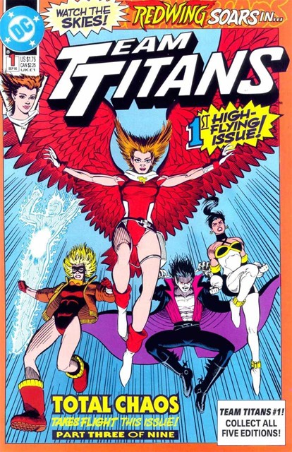 Team Titans #1 Redwing Variant comic cover