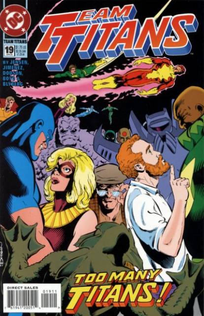 Team Titans #19 comic cover
