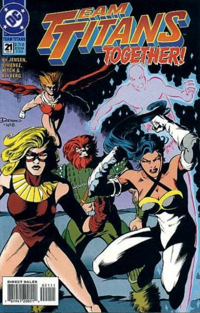 Team Titans #21 comic cover