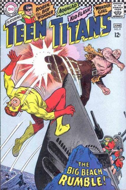 Teen Titans #9 comic cover