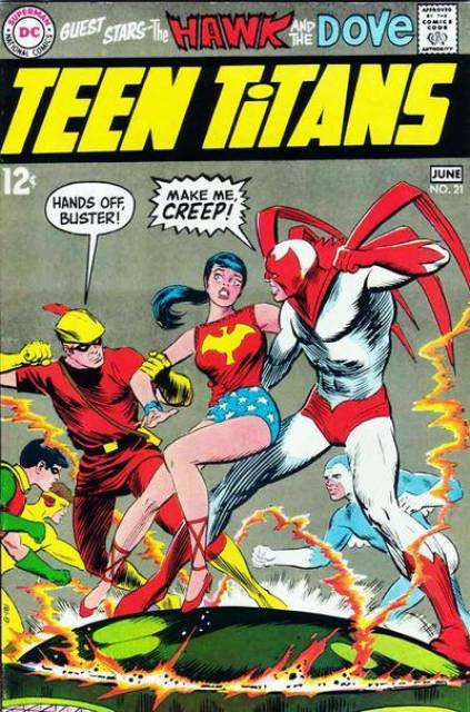Teen Titans #21 comic cover