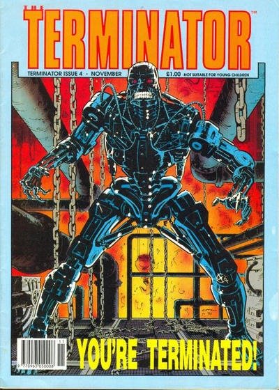 Terminator #4 comic cover