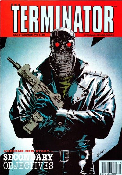 Terminator #5 comic cover