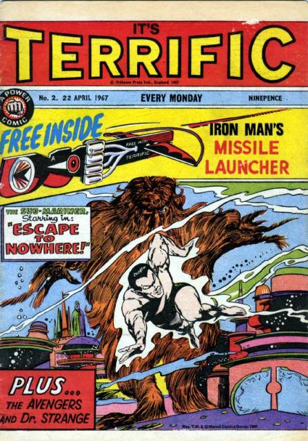 Terrific #2 with free gift comic cover