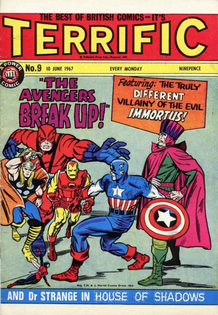 Terrific #9 comic cover