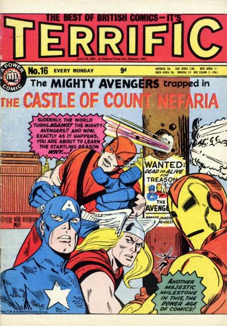 Terrific #16 comic cover