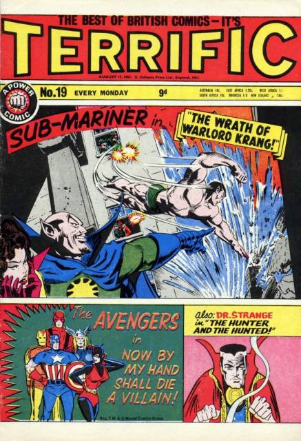 Terrific #19 comic cover