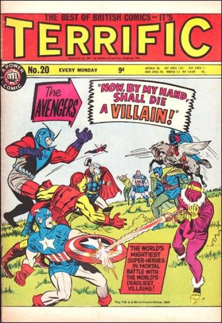 Terrific #20 comic cover