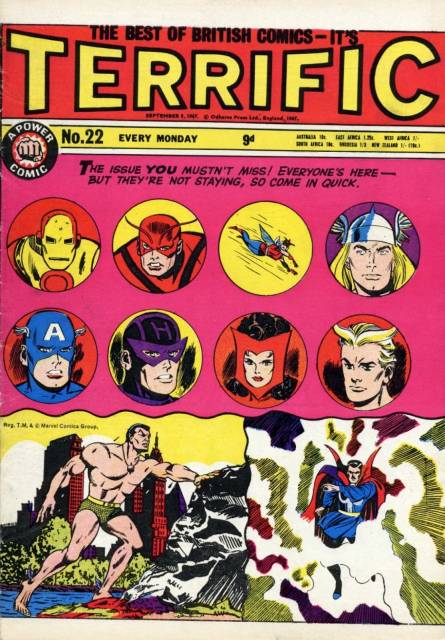 Terrific #22 comic cover