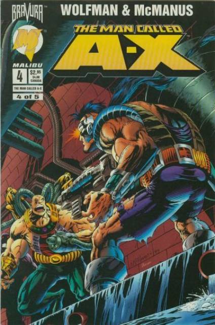 The Man Called A X #4 comic cover