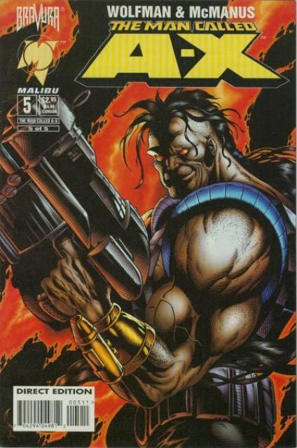 The Man Called A X #5 comic cover