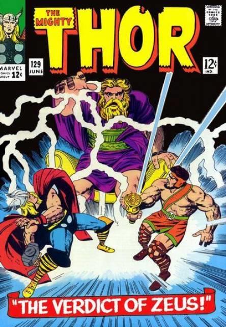 Thor #129 comic cover