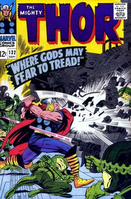 Thor #132 comic cover