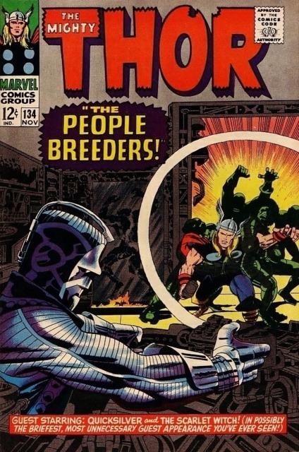 Thor #134 comic cover