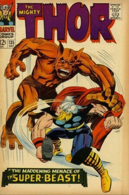 Thor #135 comic cover