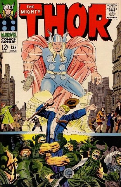 Thor #138 comic cover