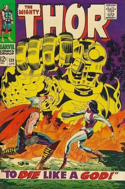 Thor #139 comic cover
