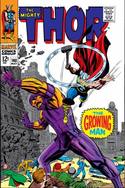 Thor #140 comic cover