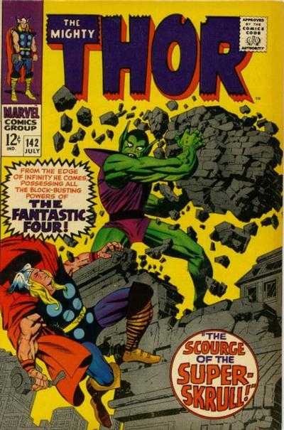 Thor #142 comic cover