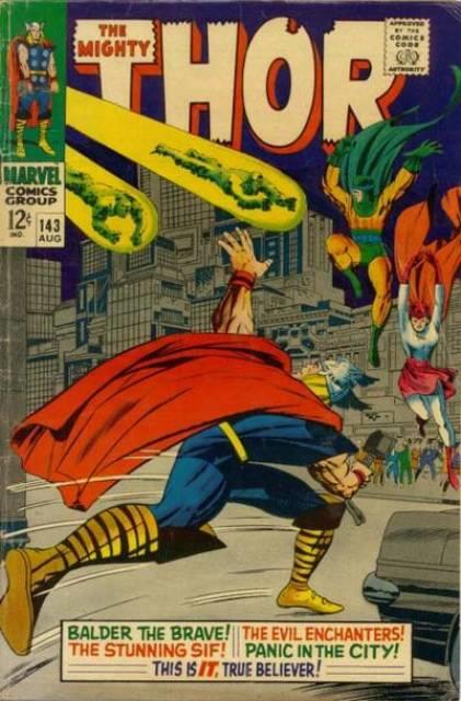 Thor #143 comic cover
