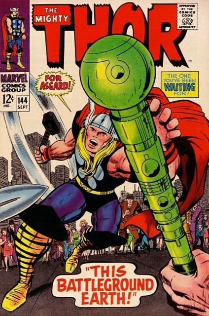 Thor #144 comic cover