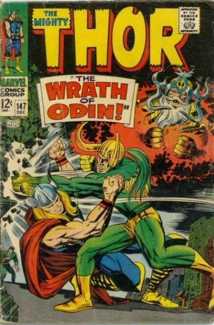 Thor #147 comic cover