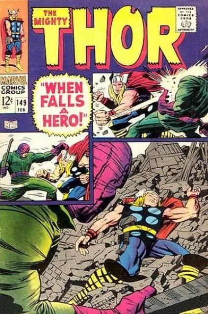 Thor #149 comic cover