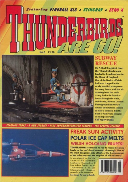 Thunderbirds Are Go #8 comic cover