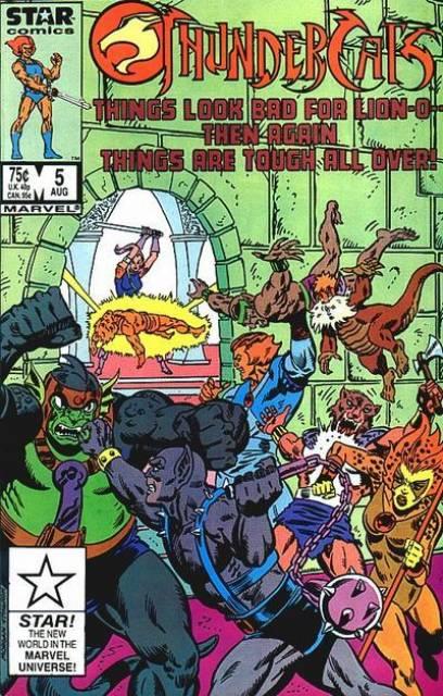 Thundercats #5 comic cover