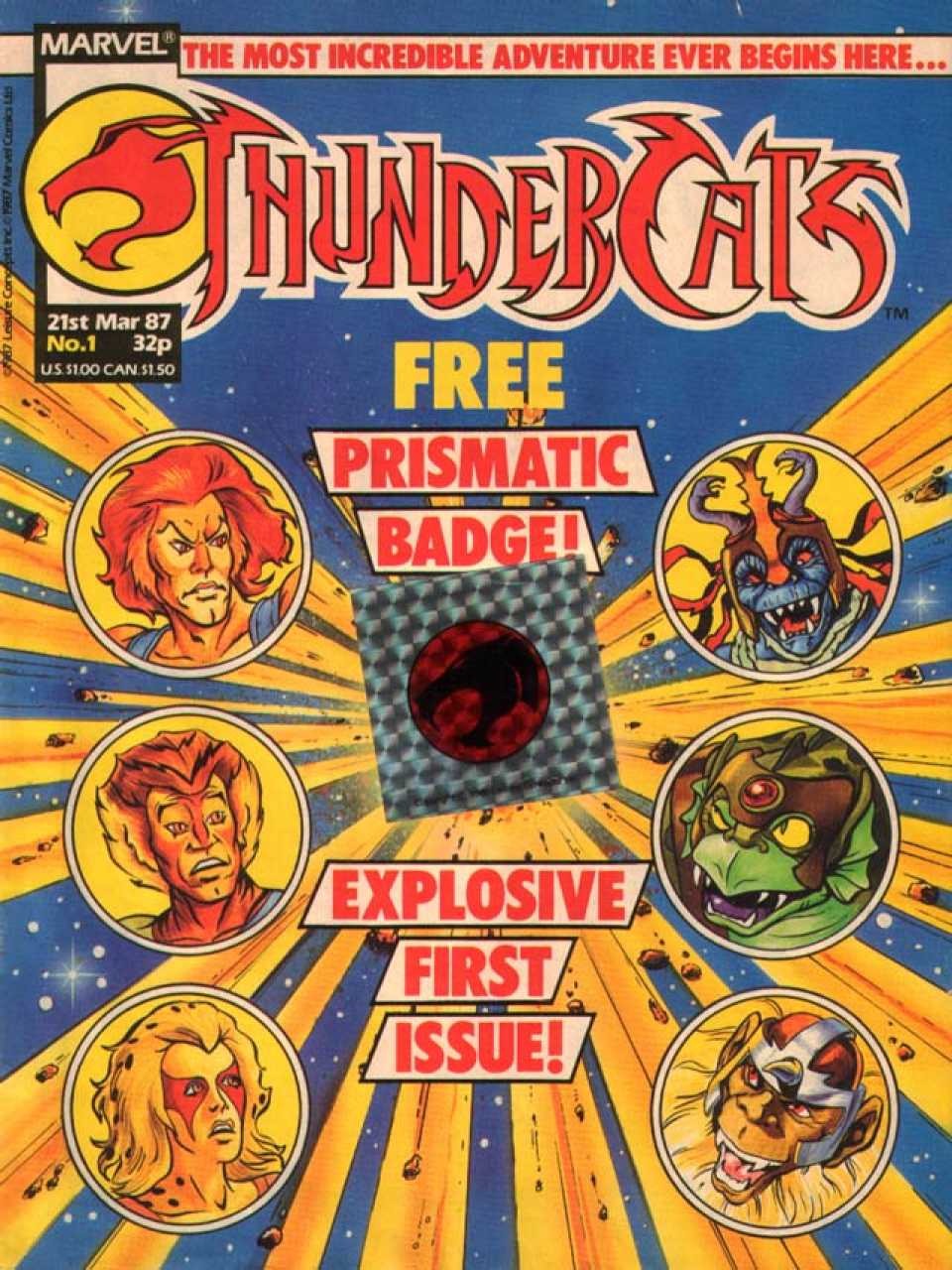 Thundercats UK #1 comic cover