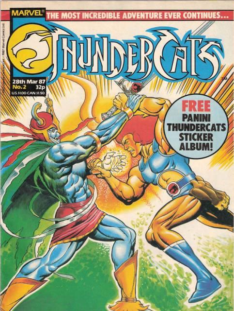 Thundercats UK #2 with free gift comic cover