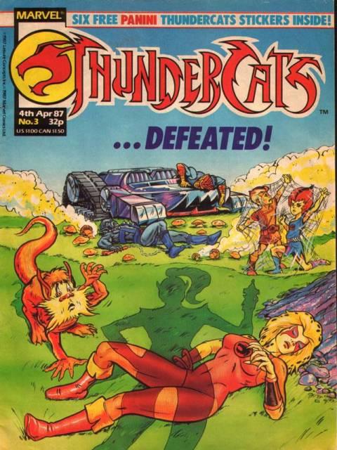 Thundercats UK #3 with free gift comic cover