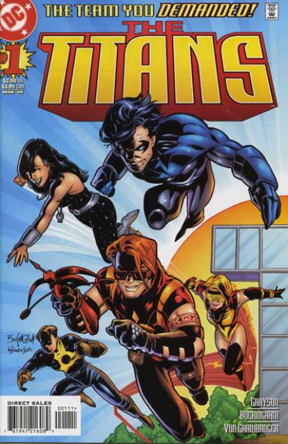 Titans Vol 1 #1 comic cover