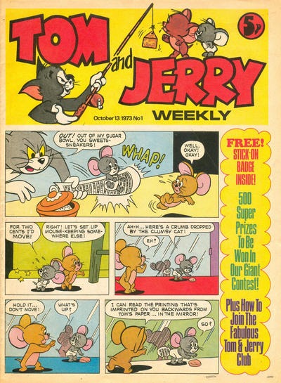 Tom And Jerry Weekly #1 comic cover