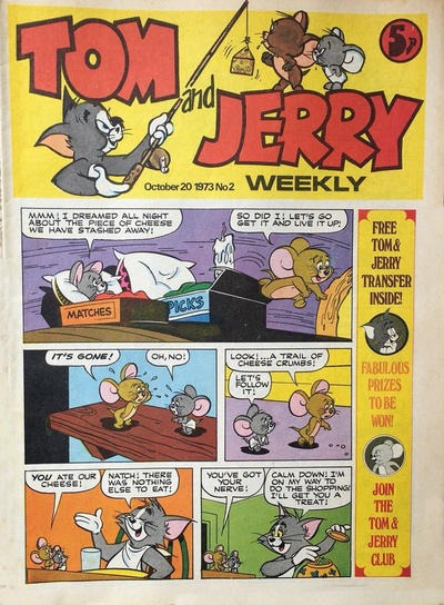 Tom And Jerry Weekly #2 comic cover