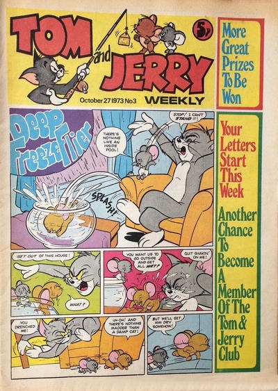 Tom And Jerry Weekly #3 comic cover