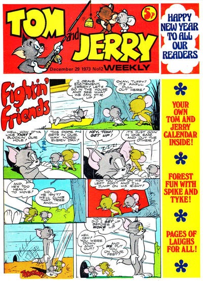 Tom And Jerry Weekly #12 comic cover