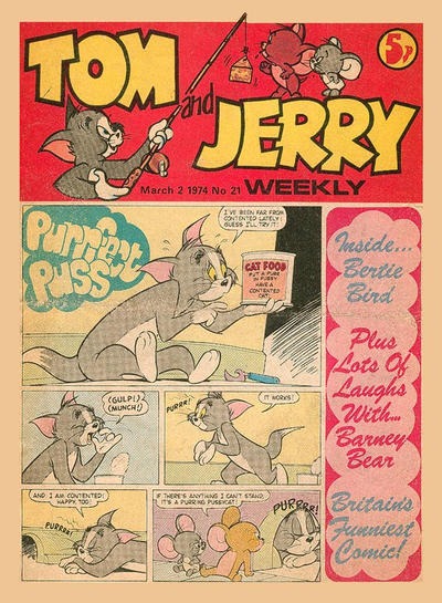 Tom And Jerry Weekly #21 comic cover