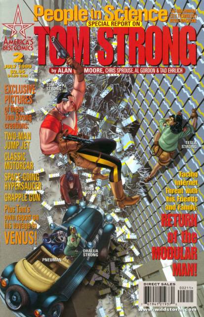 Tom Strong #2 comic cover