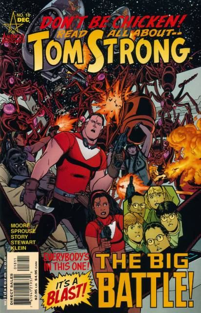 Tom Strong #18 comic cover