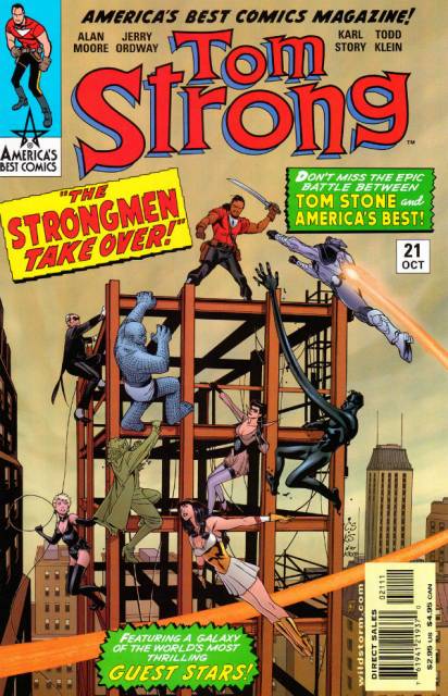 Tom Strong #21 comic cover