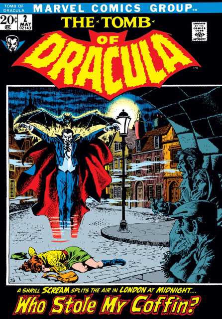 Tomb of Dracula #2 comic cover