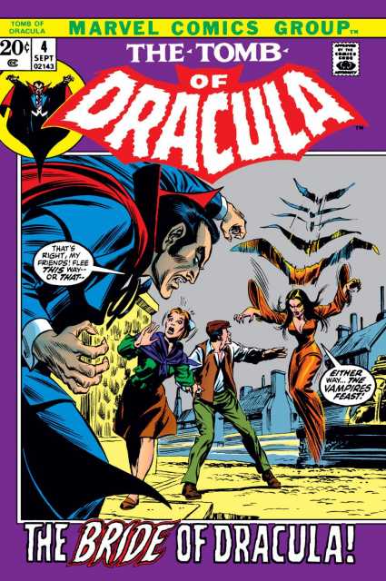Tomb of Dracula #4 comic cover