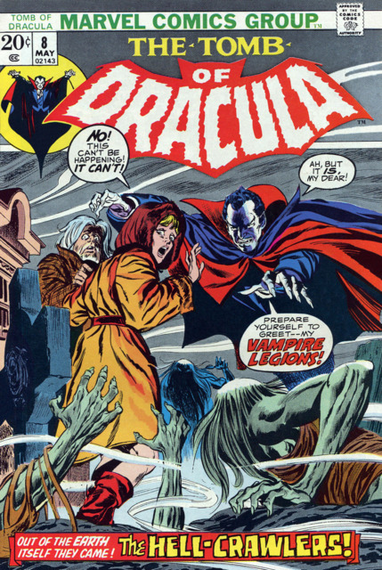 Tomb of Dracula #8 comic cover