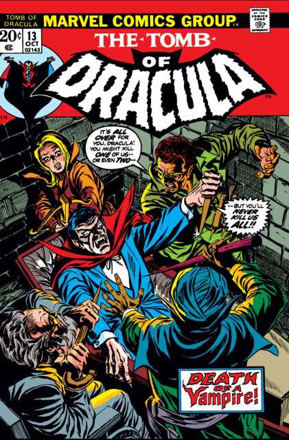 Tomb of Dracula #13 comic cover