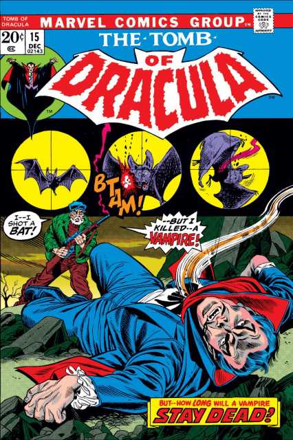 Tomb of Dracula #15 comic cover