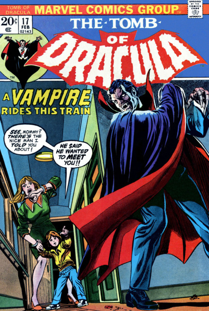 Tomb of Dracula #17 comic cover