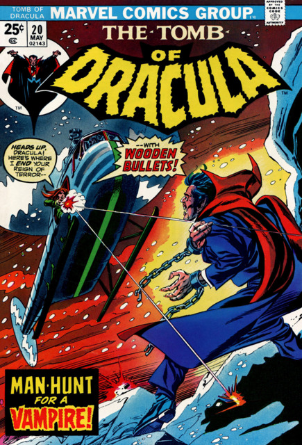 Tomb of Dracula #20 comic cover