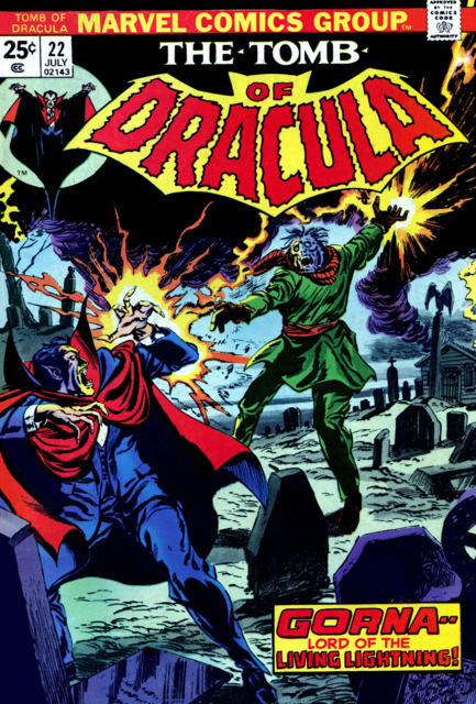Tomb of Dracula #22 comic cover