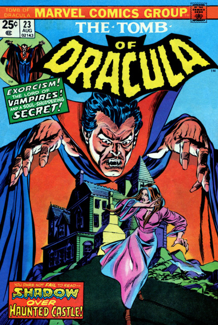 Tomb of Dracula #23 comic cover